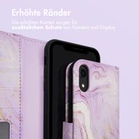 imoshion Design Klapphülle Apple iPhone Xr - Purple Marble