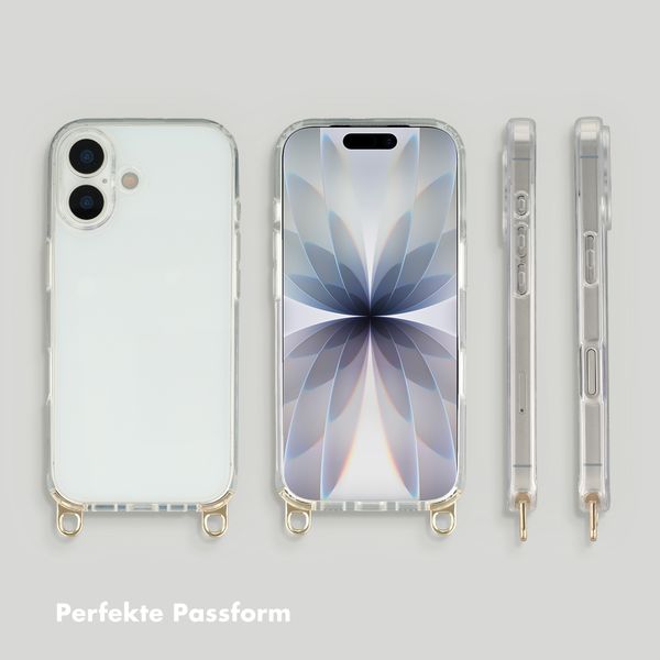 Selencia Backcover mit abnehmbaren Haken Apple iPhone 17 - Transparent