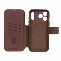 Decoded 2 in 1 Leather Klapphülle MagSafe Apple iPhone 17 Pro - Chocolate Brown