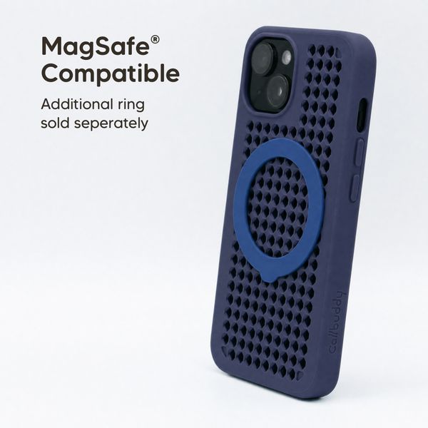 Callbuddy Hülle mit Strap Apple iPhone 17e / 16e / 15 / 14 / 13 - Deep Marine