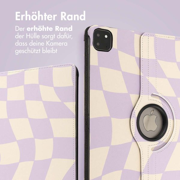 imoshion 360° drehbare Design Klapphülle Apple iPad Pro 13 (2025) M5 / (2024) M4 - Dancing Cubes