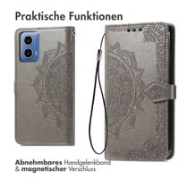 imoshion Mandala Klapphülle Motorola Moto G34 - Grau