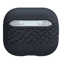 Njorð Collections Salmon Leather Case für Apple AirPods 3 (2021) - Dark Grey