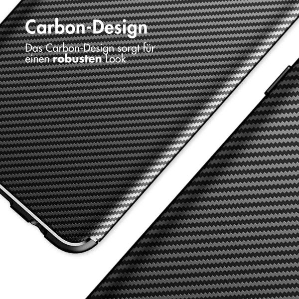 imoshion Carbon-Hülle für das Apple iPhone 14 Plus - Schwarz
