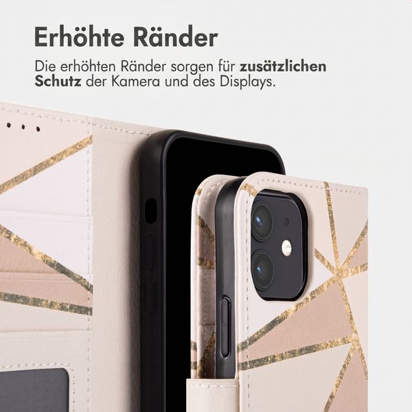imoshion Design Klapphülle Apple iPhone 11 - Beige Graphic