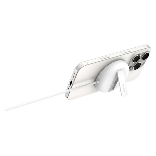 Belkin BoostCharge Pro Magnetisches Ladegerät 15W USB-C - MagSafe und Qi2 - Weiß