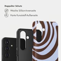 Selencia Vivid Back Cover Samsung Galaxy S25 FE - Dream Swirl Chocolate