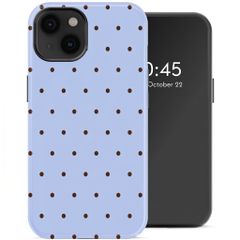 Selencia Vivid Back Cover Apple iPhone 14 - Happy Dots Digital Sky