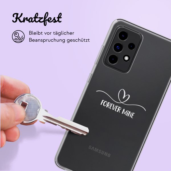 Hülle mit eigenem Foto und/oder Text Samsung Galaxy A52(s) (5G/4G) - Sierlijk hartje