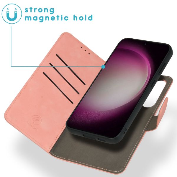 imoshion Entfernbare 2-1 Luxus Klapphülle Samsung Galaxy S23 FE - Rosa