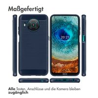 imoshion Brushed Back Cover Nokia X10 / X20 - Dunkelblau