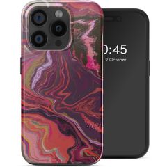 Selencia Vivid Rückabdeckung mit MagSafe Apple iPhone 15 Pro - Marble Purple