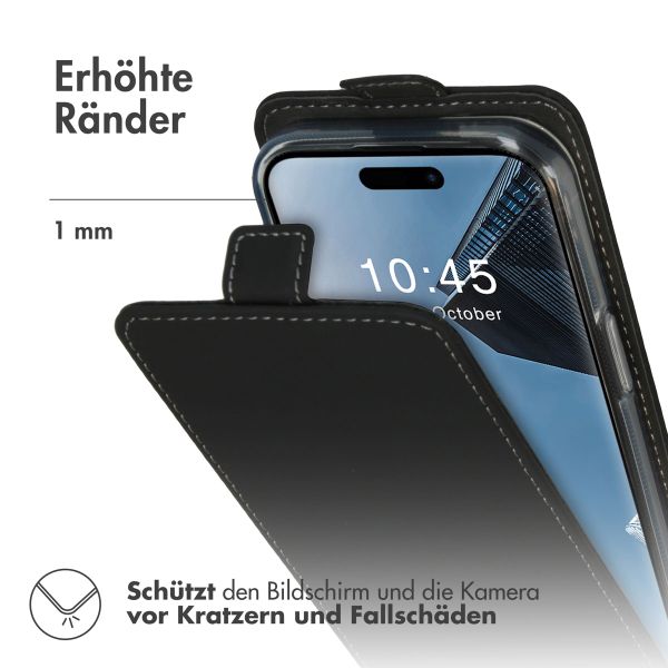 Accezz Flip Case für das iPhone 15 - Schwarz