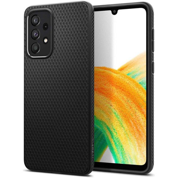 Spigen Liquid Air™ Case für das Samsung Galaxy A33 - Schwarz