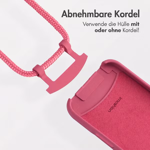 imoshion Color Backcover mit abnehmbarem Handykette und MagSafe Samsung Galaxy S26 Ultra - Raspberry