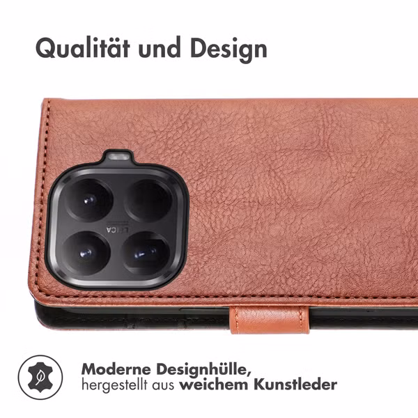 imoshion Luxuriöse Klapphülle Xiaomi 17T - Braun