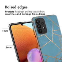 imoshion Design Hülle für das Samsung Galaxy A33 - Blue Graphic