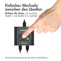 imoshion HDMI switch - 2-in-1-Ausgang / 1-in-2-Ausgang - 4K 60Hz 3D