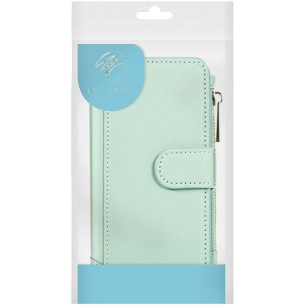 imoshion Luxuriöse Portemonnaie-Klapphülle iPhone 12 (Pro) - Grün