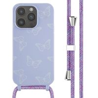 imoshion SilikonHülle design mit Band iPhone 14 Pro - Butterfly