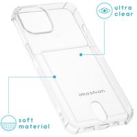 imoshion Soft Case Back Cover mit Kartenfach für das iPhone 14 Pro Max - Transparent