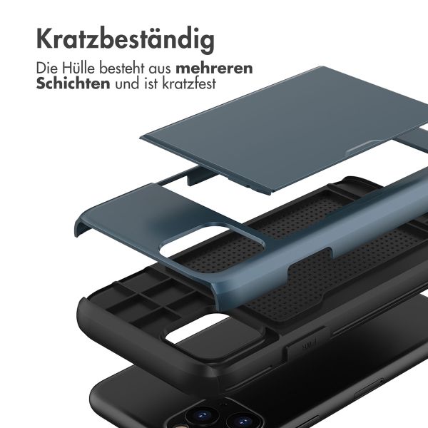 imoshion Backcover mit Kartenfach Apple iPhone 11 Pro - Dunkelblau