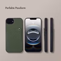 Selencia Riva Back Cover mit Kartenfach Apple iPhone 16e - Sage Green