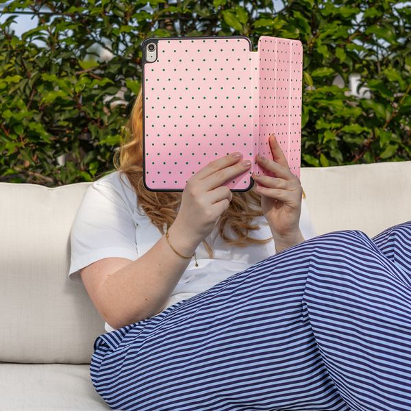 imoshion Design Trifold Klaphülle Samsung Galaxy Tab A11 Plus / A9 Plus - Happy Dots
