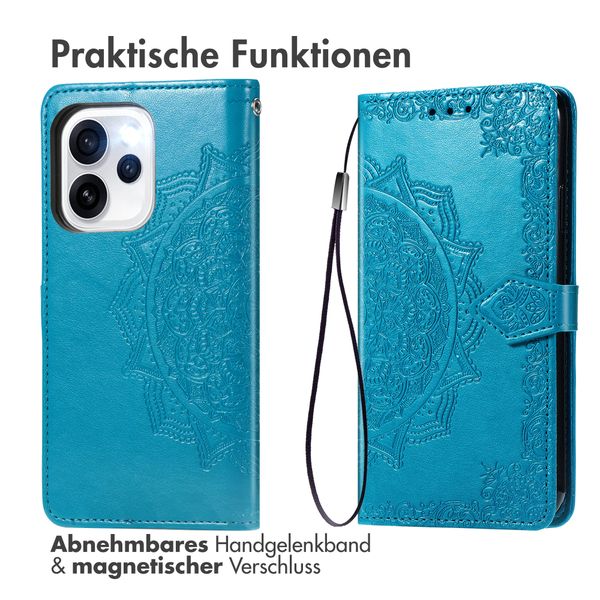 imoshion Mandala Klapphülle Oppo Reno15 Pro (5G) - Türkis