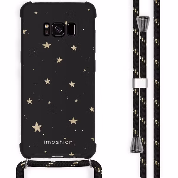 imoshion Design Hülle mit Band für das Samsung Galaxy S8 - Stars Gold