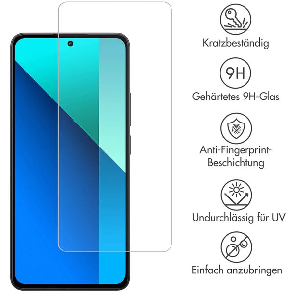 Accezz Screen Protector aus gehärtetem Glas Xiaomi Redmi Note 13 (5G)