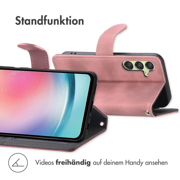 imoshion Klapphülle mit Kordel Samsung Galaxy A25 (5G) - Rosa