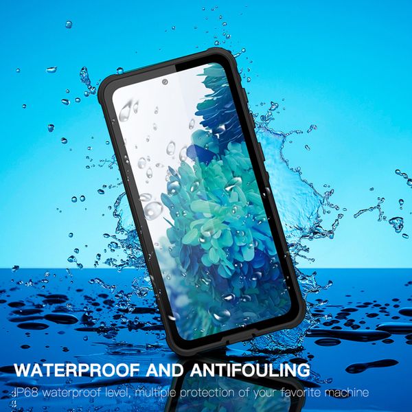 Redpepper Dot Plus Waterproof Case Schwarz für das Galaxy S21 Plus