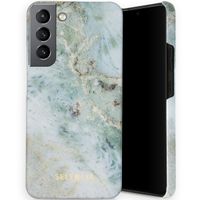 Selencia Maya Fashion Backcover für das Samsung Galaxy S22 Plus - Marble Blue