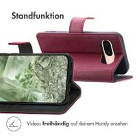 imoshion Luxuriöse Klapphülle Google Pixel 8a - Bordeaux