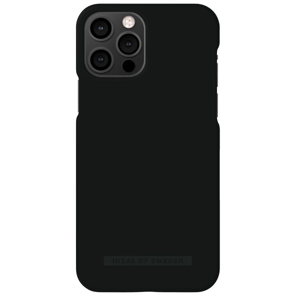 iDeal of Sweden Seamless Case Back Cover für das iPhone 12 (Pro) - Coal Black