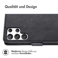 imoshion Luxuriöse Klapphülle Samsung Galaxy S23 Ultra - Schwarz