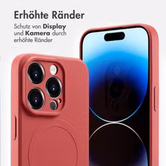 imoshion Color Back Cover mit MagSafe Apple iPhone 14 Pro - Dusty Rose