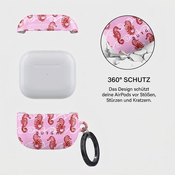 Burga Hardcase Hülle  Apple AirPods 3 - Coral Reef