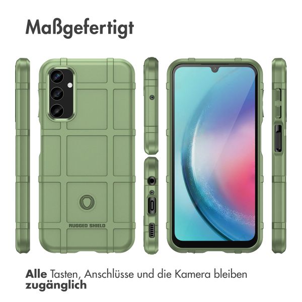 imoshion Rugged Shield Backcover für das Samsung Galaxy A25 (5G) - Dunkelgrün