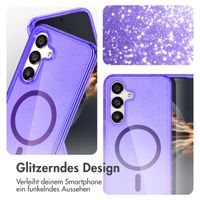 imoshion Sparkle Back Cover mit MagSafe Samsung Galaxy S25 Plus - Violett