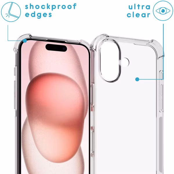 imoshion Backcover mit Band für das Apple iPhone 16 - Rose Gold