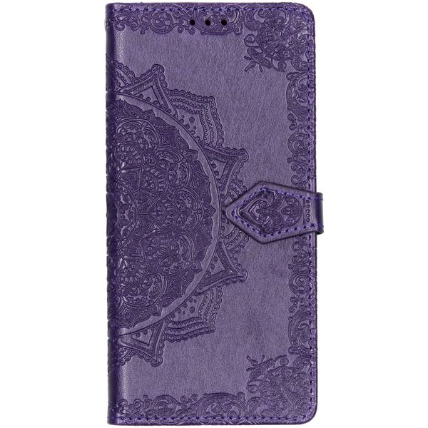 Mandala Klapphülle Violett für das Huawei Y7 (2019)