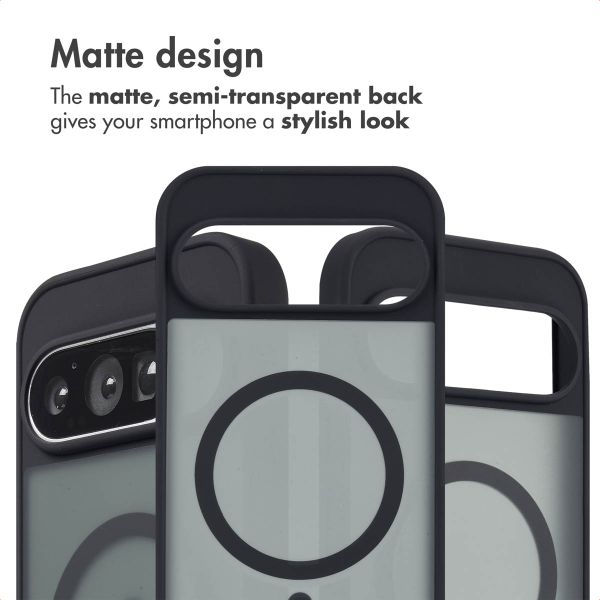 imoshion Color Guard Back Cover mit MagSafe Google Pixel 9 / 9 Pro / 10 / 10 Pro - Schwarz