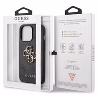 Guess 4G Metal Logo Back Cover Apple iPhone 13 Pro - Grau