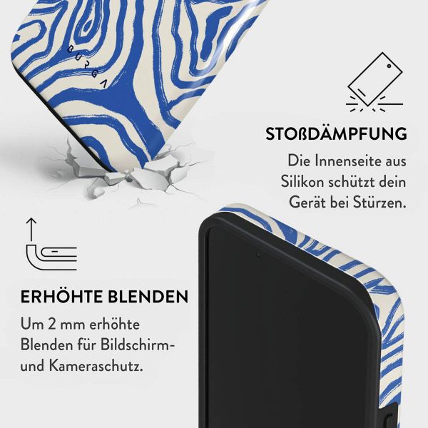 Burga Tough Back Cover für das Apple iPhone 14 - Seven Seas