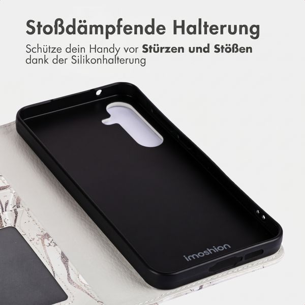imoshion Design Klapphülle Samsung Galaxy A55 - Sandy Marble