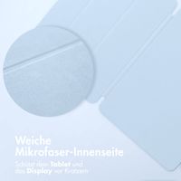 imoshion Magnetic Klapphülle Apple iPad Pro 12.9 (2022) / Pro 12.9 (2021) / Pro 12.9 (2020) - Hellblau