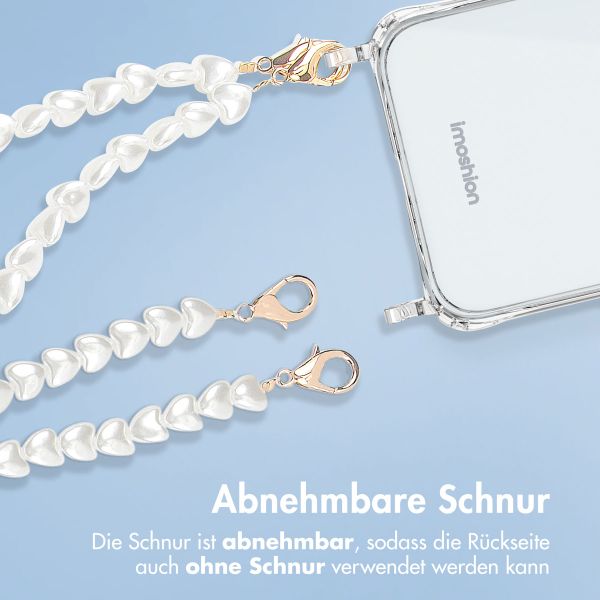 imoshion Back Cover mit Band + Armband Apple iPhone 14 Pro - Perlenherzen
