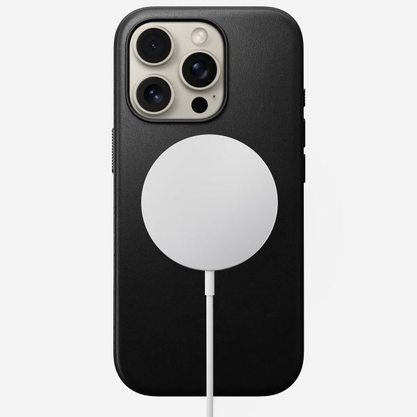Nomad Modern Leather Case mit MagSafe Apple iPhone 16 Pro - Nomad Black